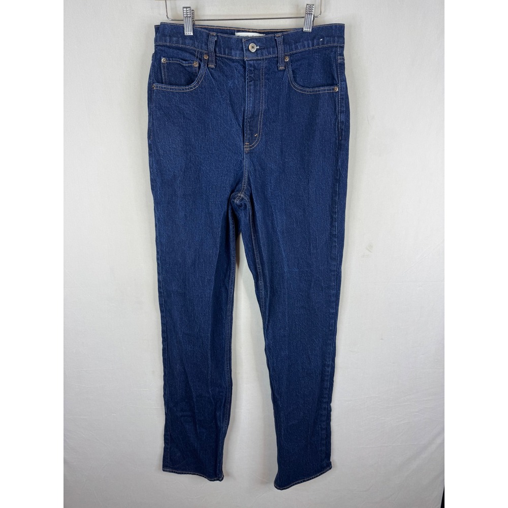 Abercrombie & Fitch Ultra High Rise 90s Straight Jeans Dark 30X34 Extra Long